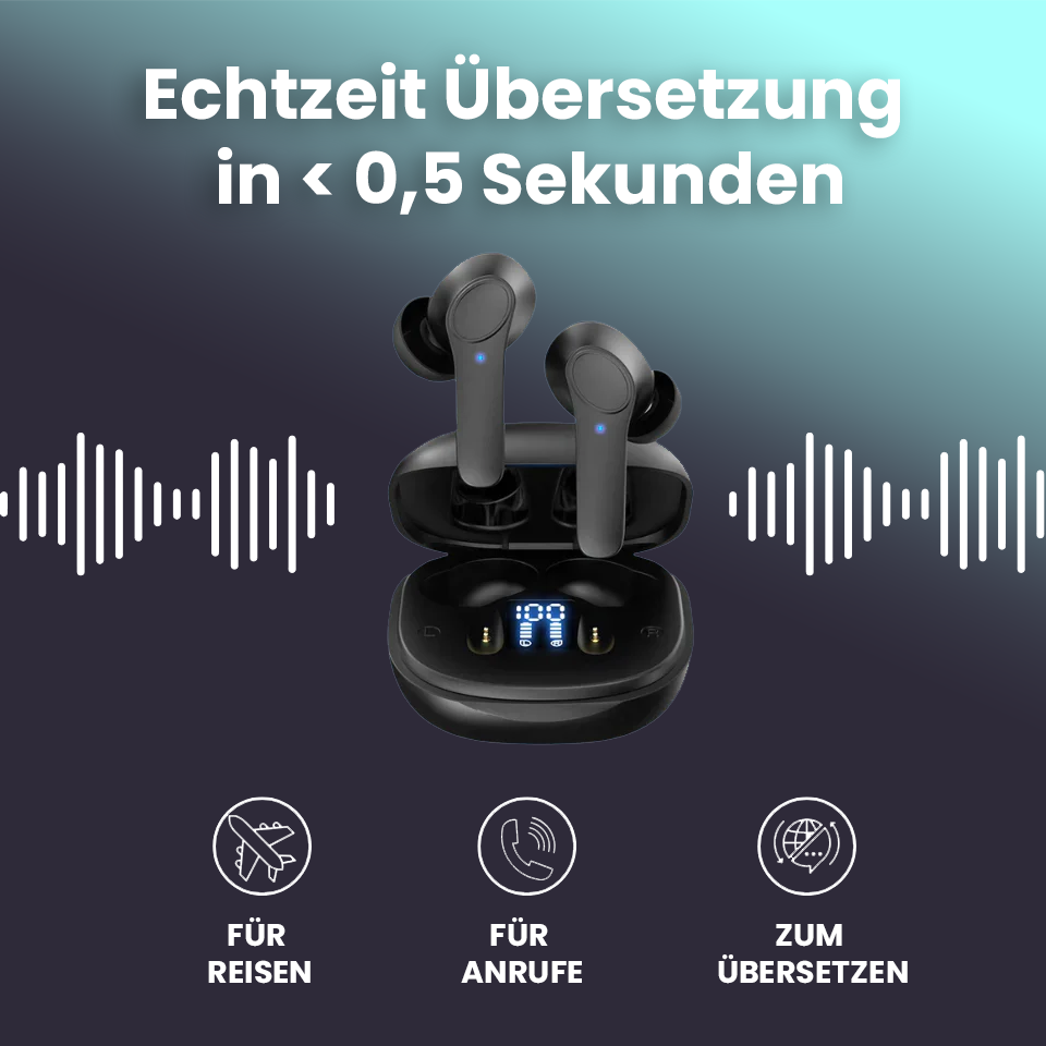 KI-Kopfhörer mit Echtzeit-Übersetzer